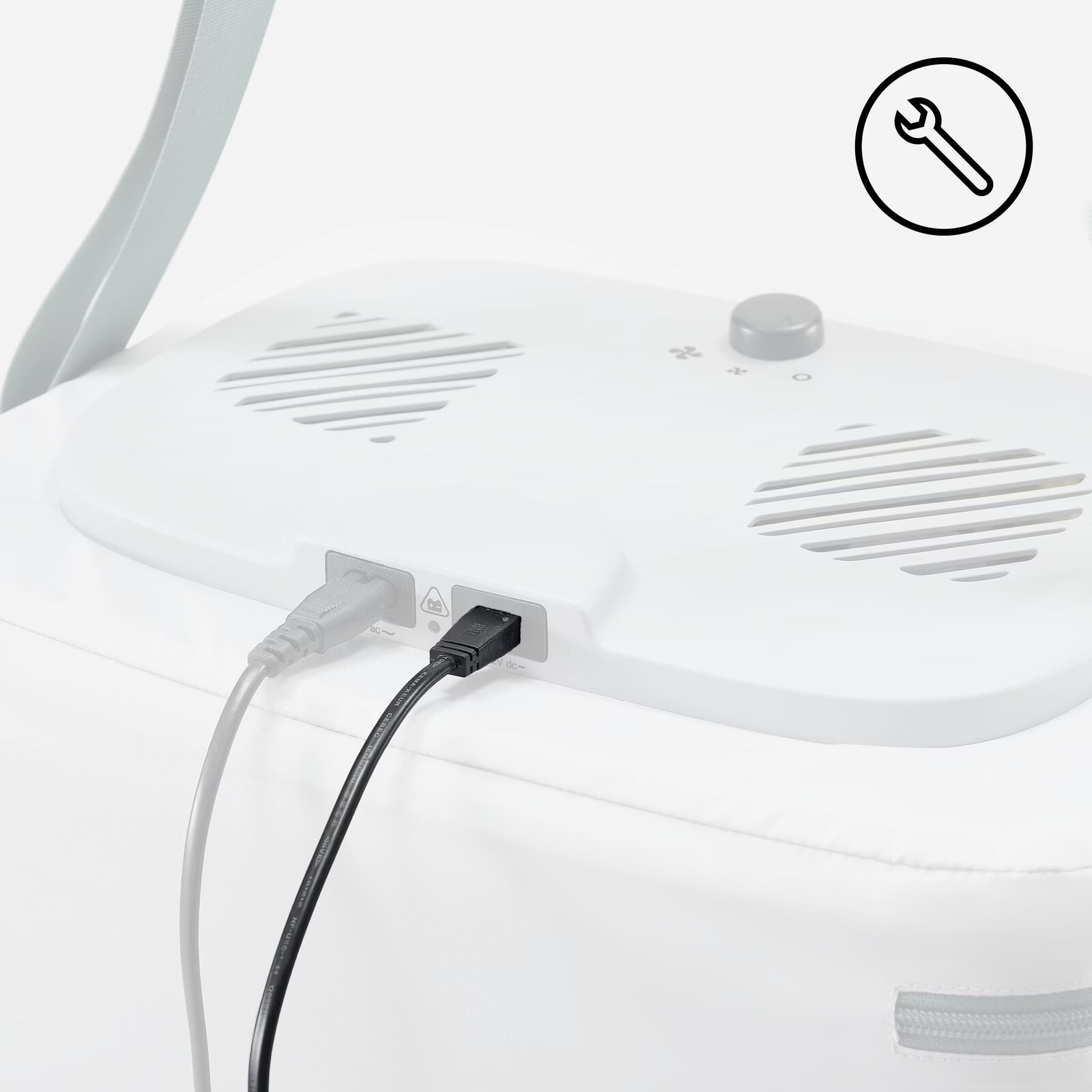 Kábel 12 V DC– náhradný diel pre kempingový elektrický chladiaci box 30 l