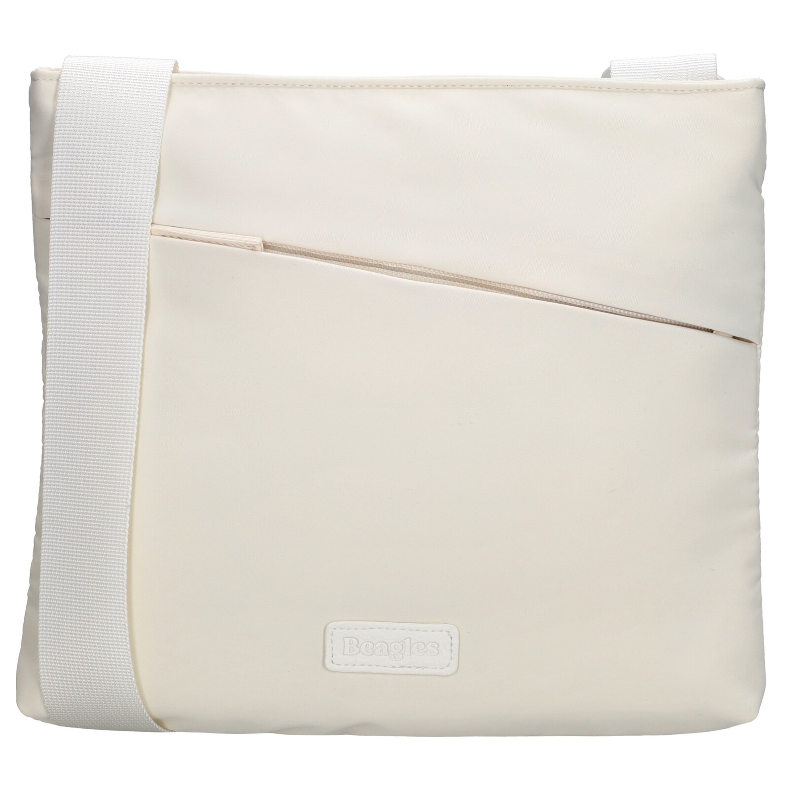 Štýlová taška na rameno Beagles Calvia - 26,50 cm - biela