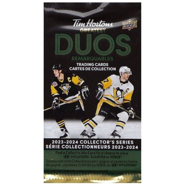 2023-24 Upper Deck Tim Hortons Greatest Duos Hockey Hobby Balíček BA1117