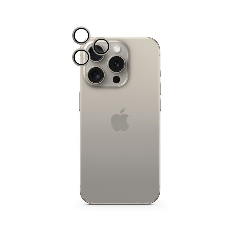 Epico Aluminium Lens Protector for Apple iPhone 15 Pro  15 Pro Max - prirodny titan 81312152000001