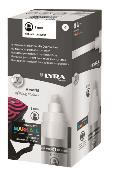 LYRA GRADUATE MARK ALL - Popisovač L (6830046 - light blue, hrot 8 mm)