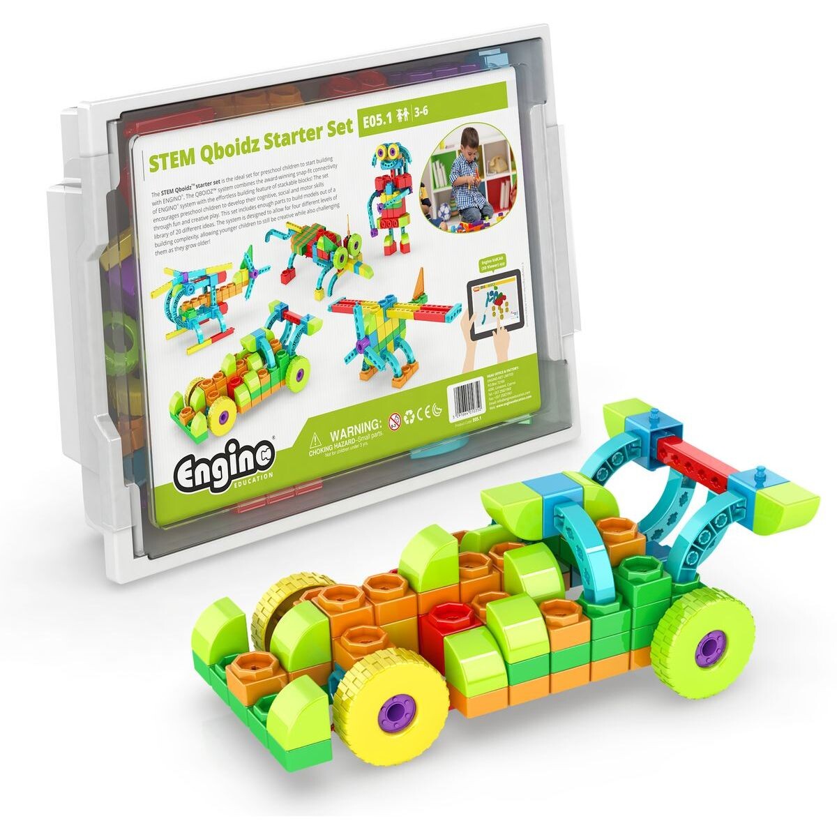 Engino STEM Qboidz Starter Set 1175 dielikov