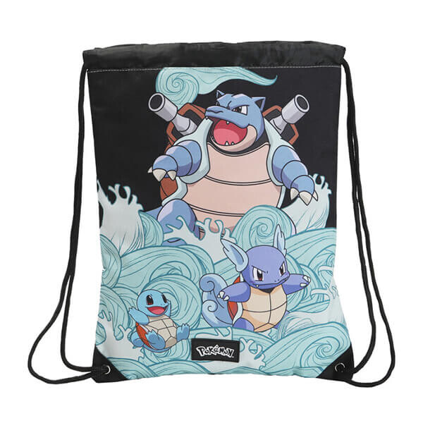 CyP Brands Pokémon športový vak/vrece na telocvik - Squirtle