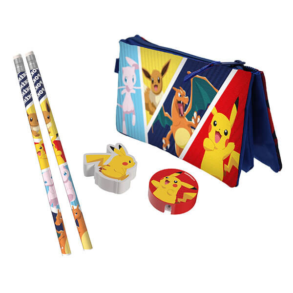 CyP Brands Školská súprava Pokémon s peračníkom