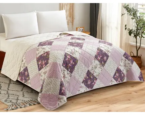 Prehoz postele Patri 220x240 cm, fialový%