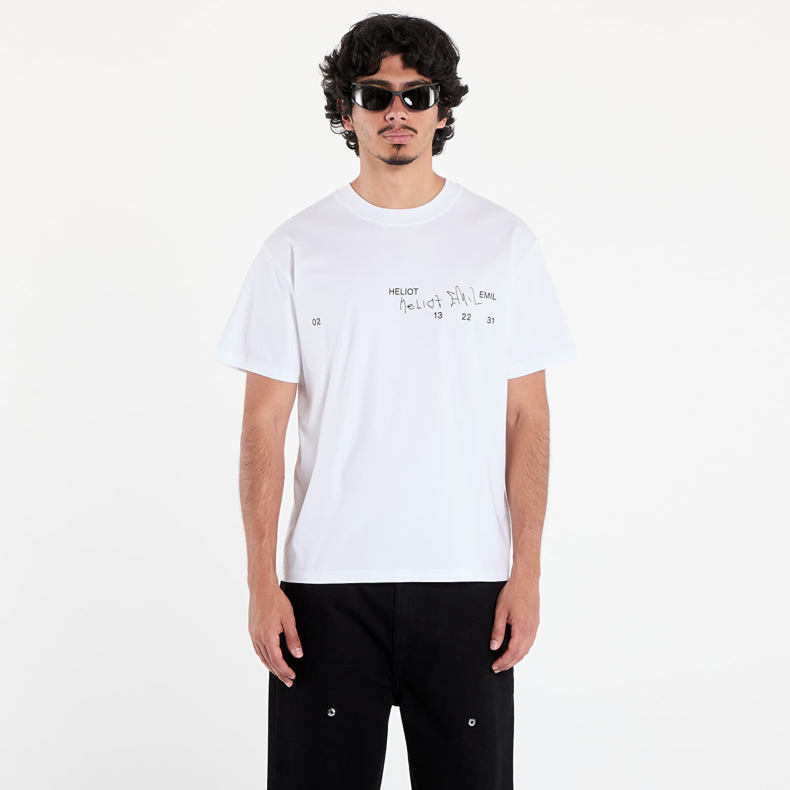 Tričko HELIOT EMIL Fulgens T-Shirt White M