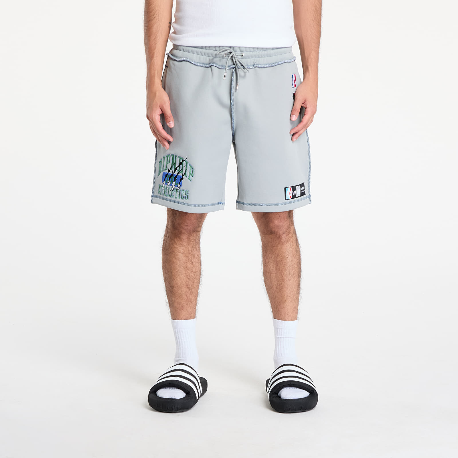 Šortky RIPNDIP Ripndip Athletics Cottom Mesh Sweatshorts Ash Heather S