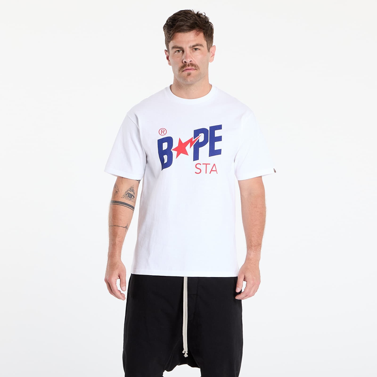 Tričko A BATHING APE Colors Bape Sta Tee UNISEX White M