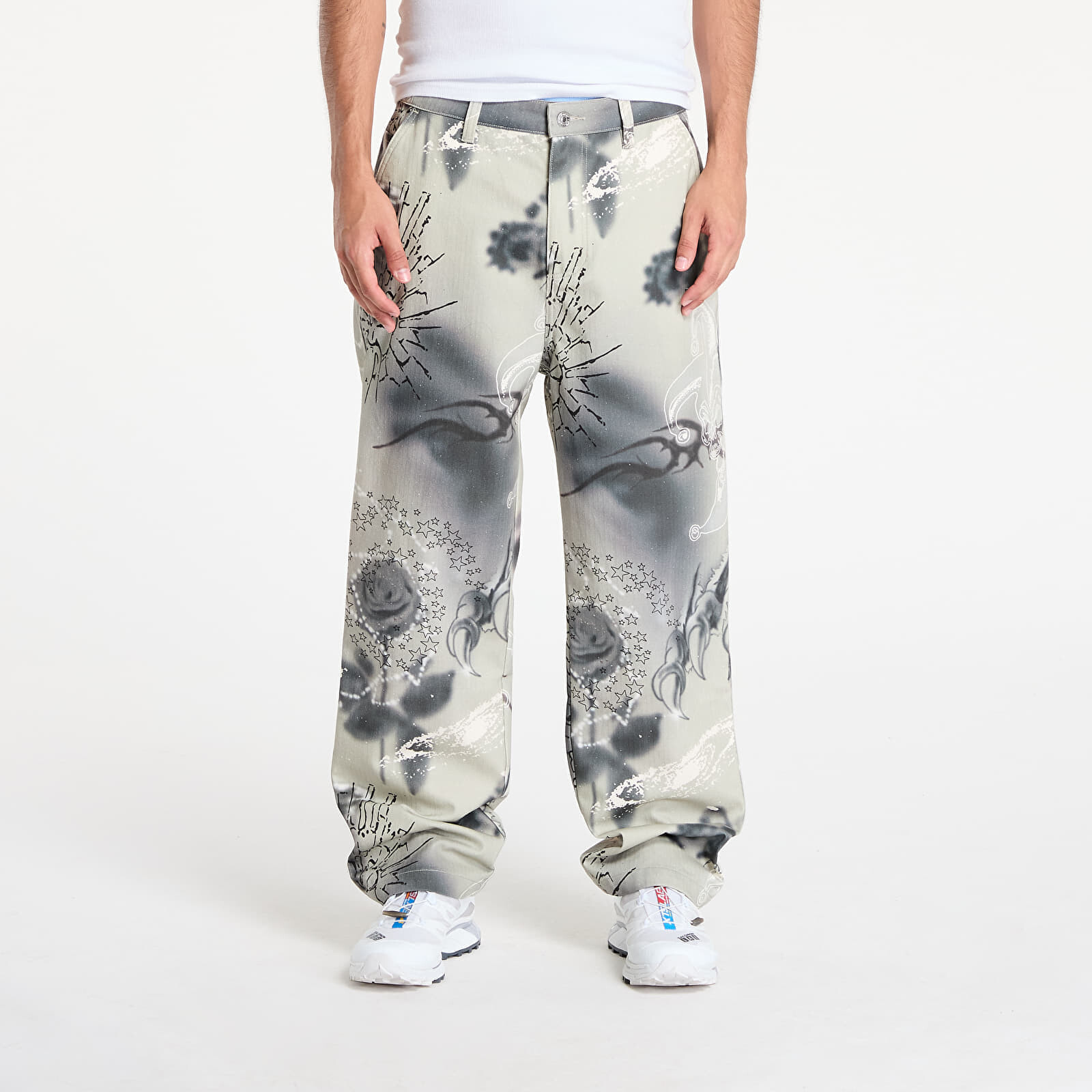 Kalhoty RIPNDIP Stargazing Carpenter Wide Leg Pants Multicolor S
