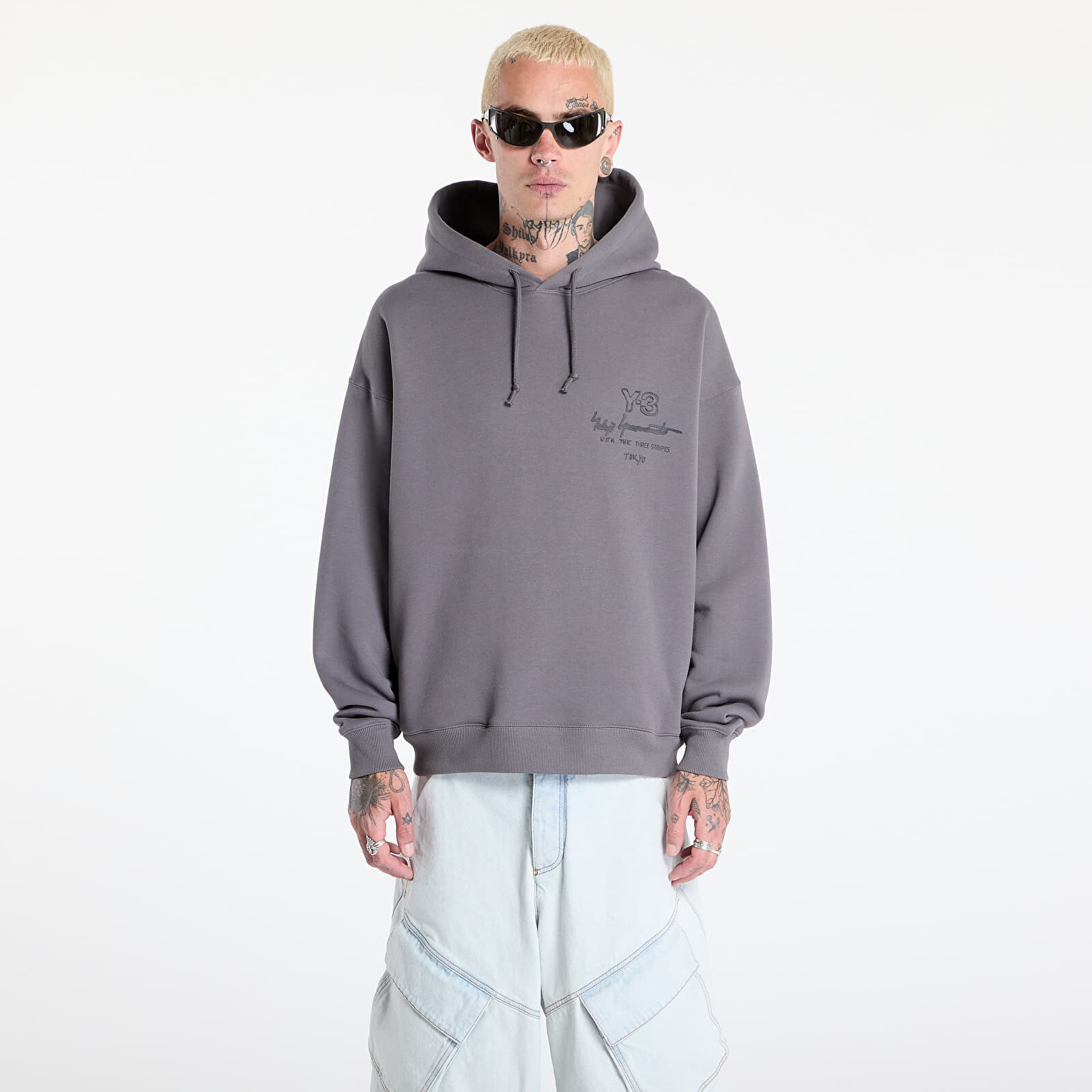 Mikina Y-3 M Merch Hoddie Granite XS