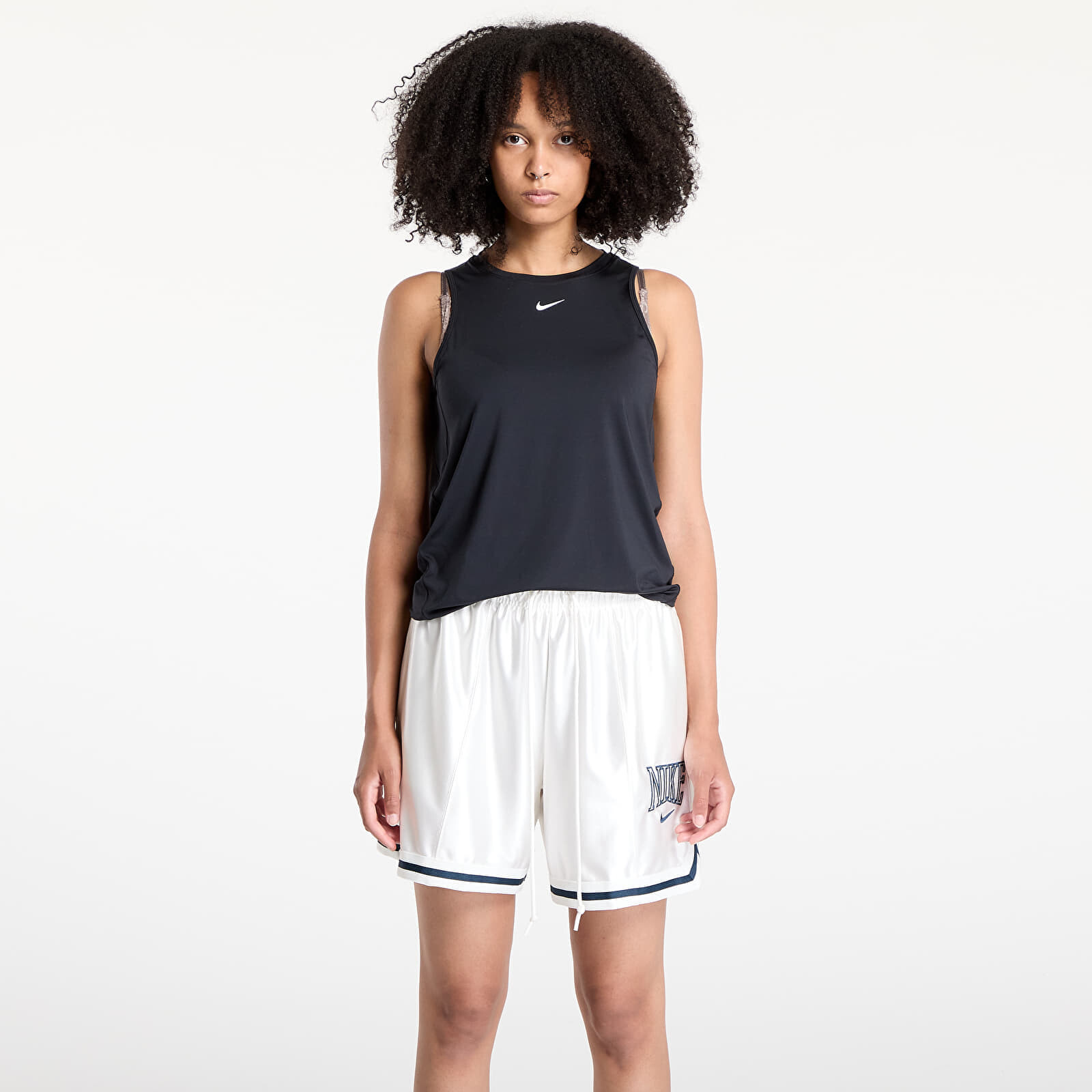 Tielko Nike One Classic Women's Dri-FIT Tank Top Black/ White XS