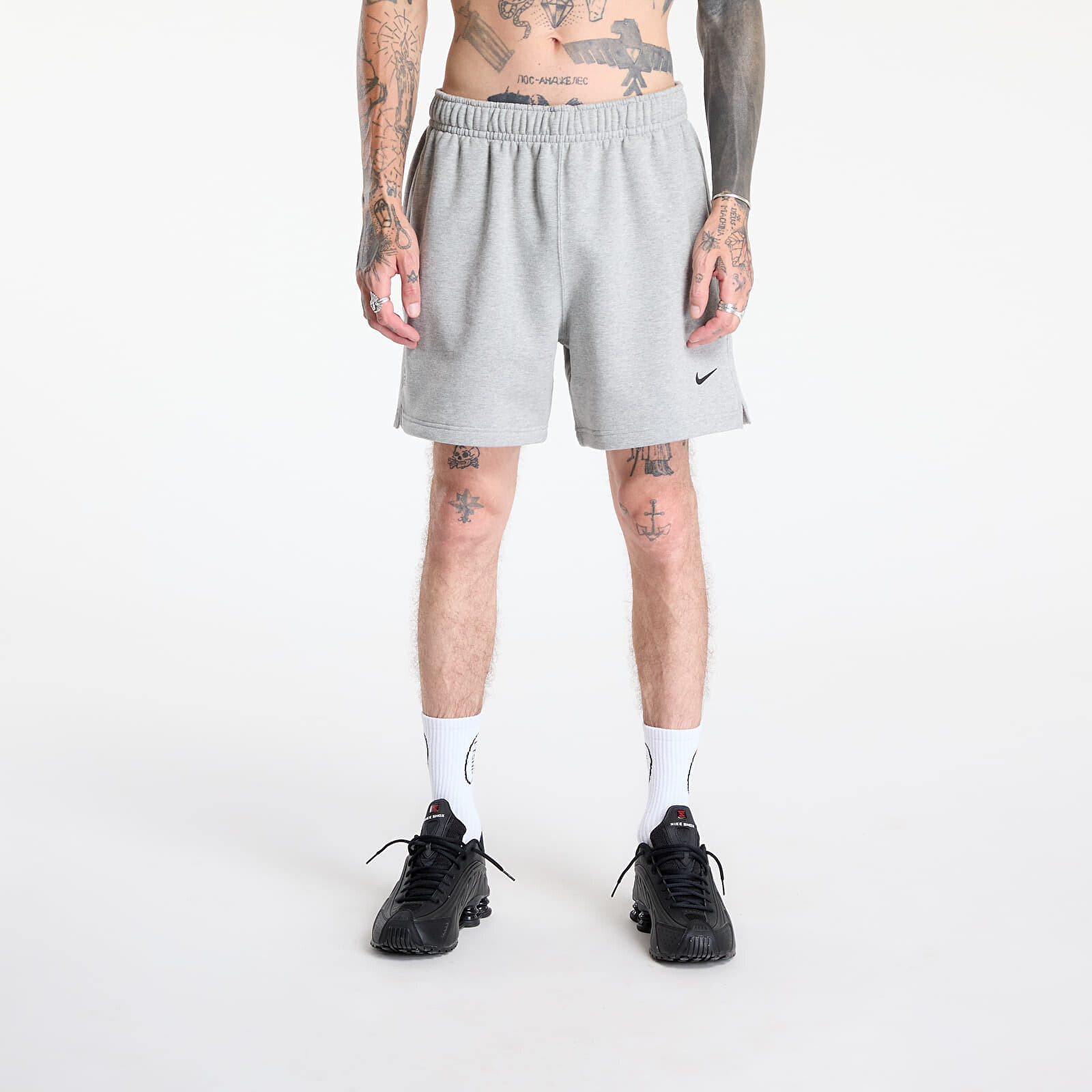 Šortky Nike x NOCTA Cardinal Fleece Shorts Dk Grey Heather/ Matte Silver/ Black XS