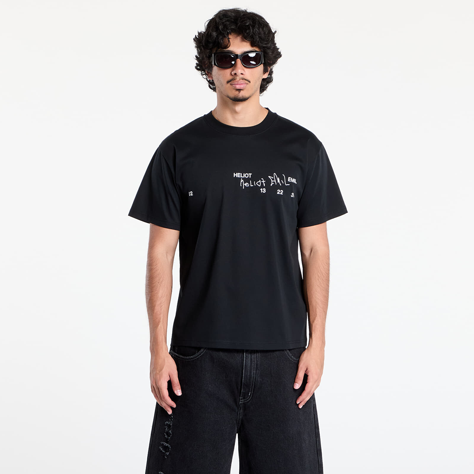 Tričko HELIOT EMIL Fulgens T-Shirt Black M