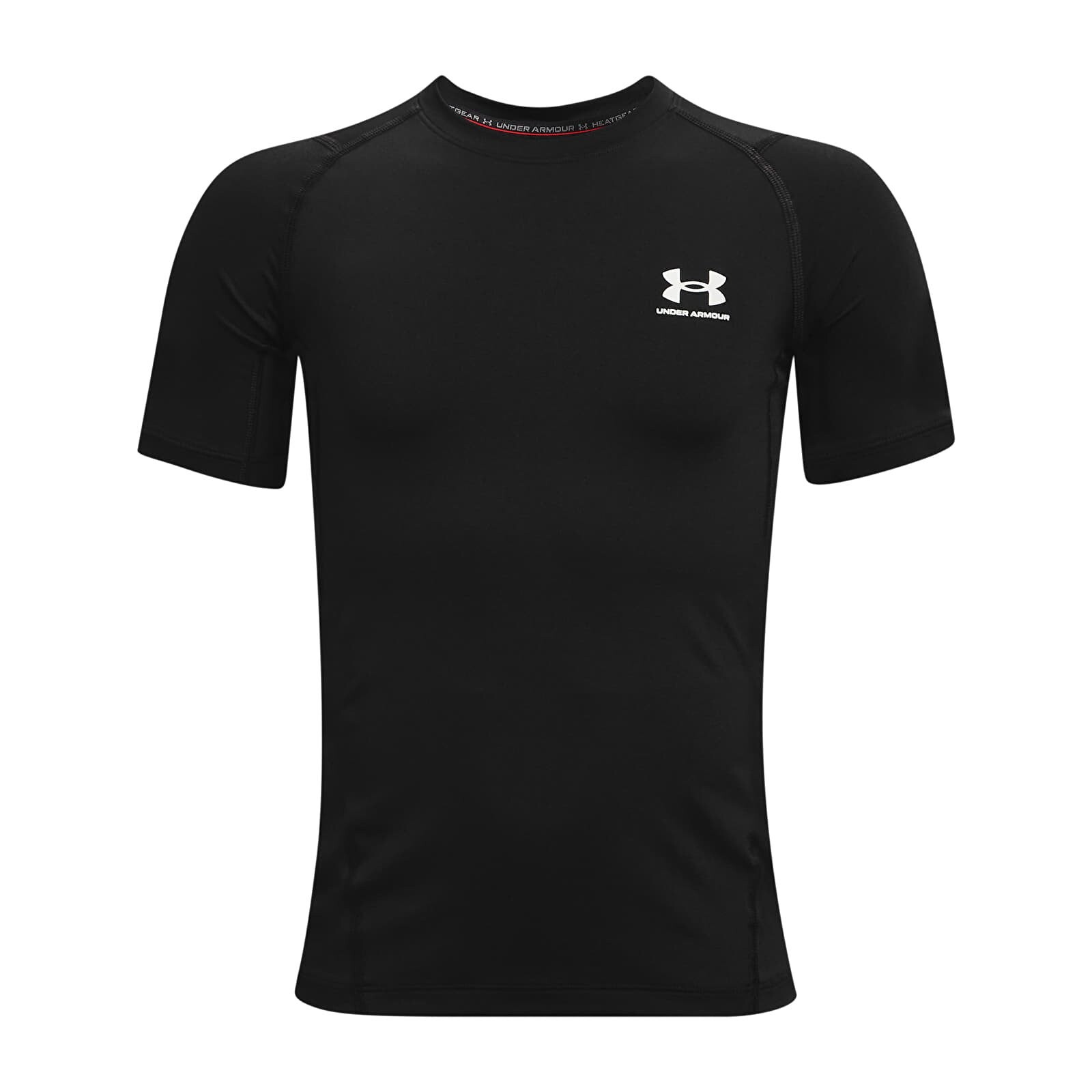 Tričko Under Armour Y Hg SS Tee Black S-Y