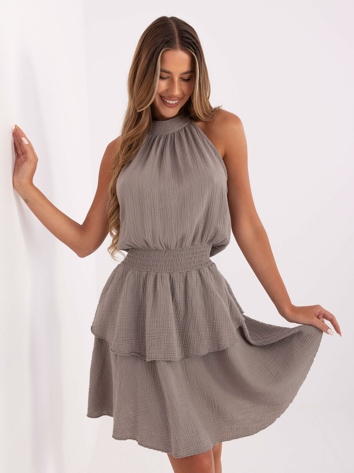 Dress-MI-SK-92166.71P-dark beige