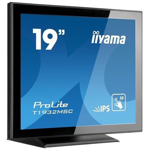 19'' iiyama T1932MSC-B5X - IPS, FullHD, dotykový, 14ms, 250cd/m2, VGA, HDMI, DP