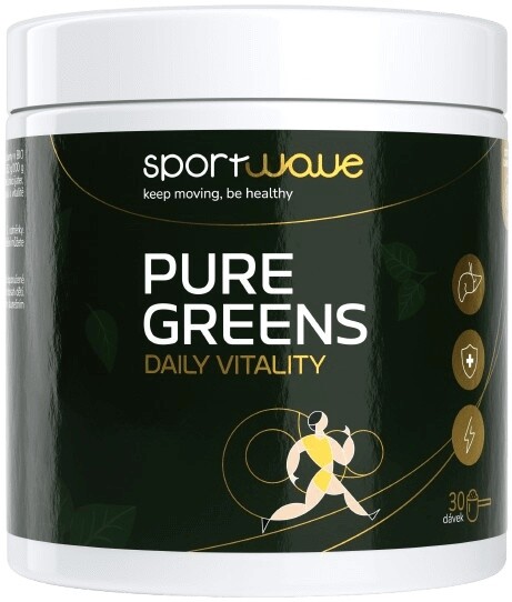 Sportwave pure greens daily vitality 300 g - citron/ limetka