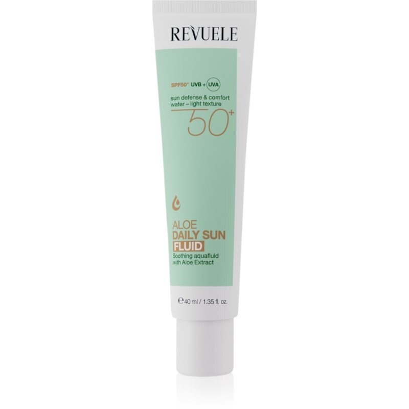 Revuele Daily Sun Aloe ľahký ochranný fluid SPF 50+ 40 ml