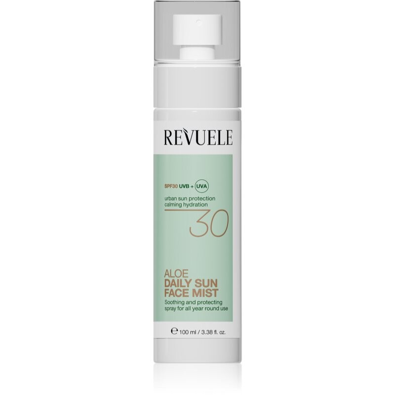Revuele Daily Sun Aloe ochranná hmla na tvár SPF 30 100 ml