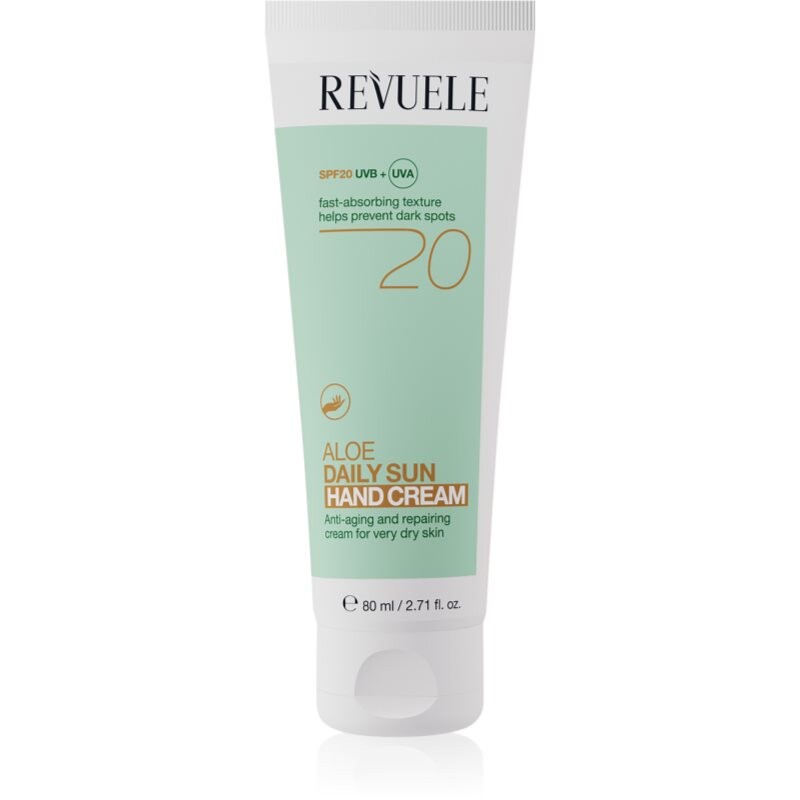 Revuele Daily Sun Aloe ochranný krém na ruky SPF 20 80 ml