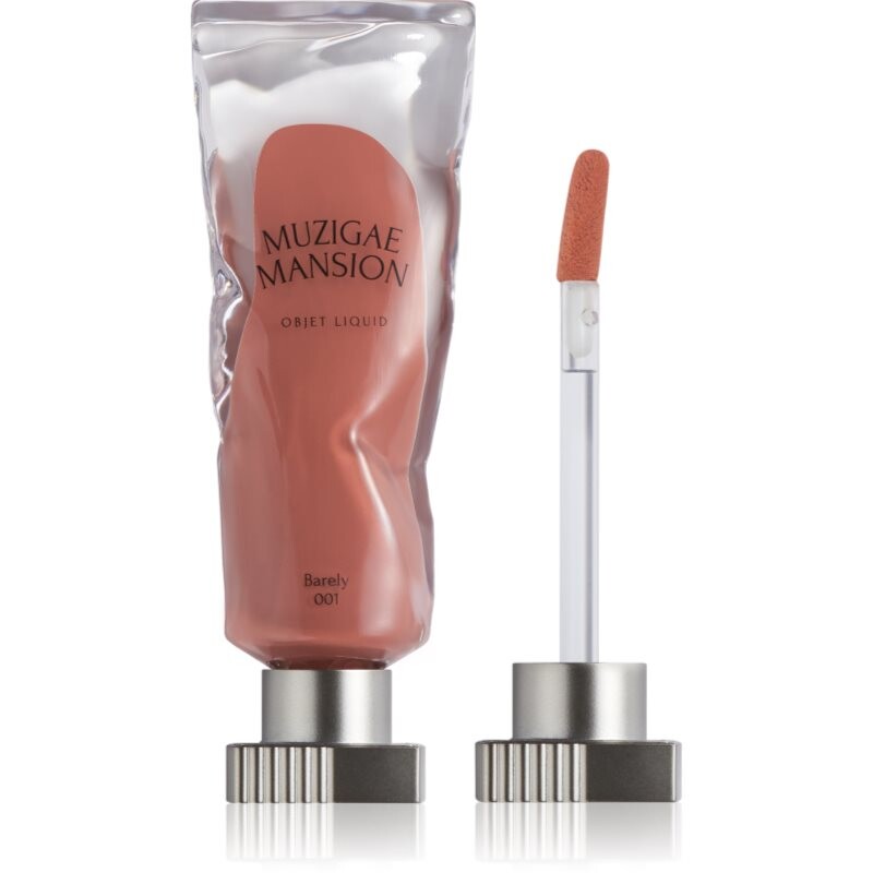 MUZIGAE MANSION Objet Liquid dlhotrvajúci tekutý rúž s matným efektom odtieň 001 Barely 6 ml