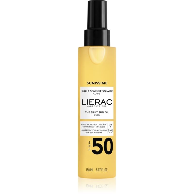 Lierac Sunissime The Silky Sun Oil olej na opaľovanie SPF 50 150 ml