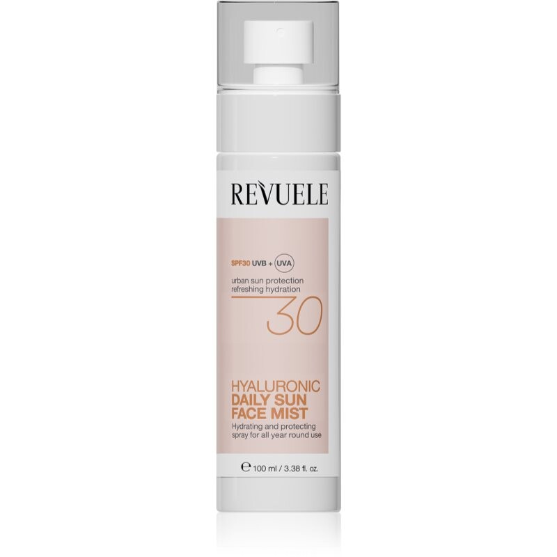 Revuele Daily Sun Hyaluronic ochranná hmla s hydratačným účinkom SPF 30 100 ml