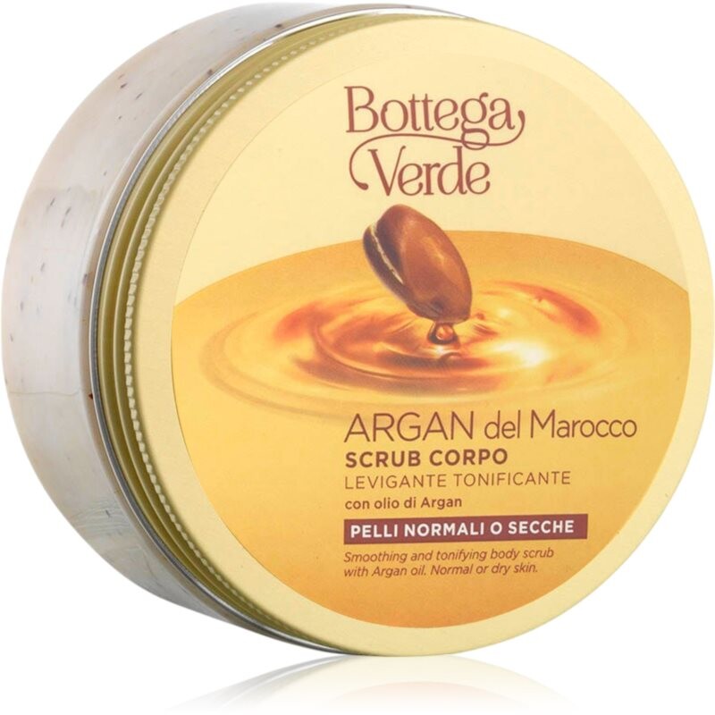Bottega Verde Argan del Marocco vyhladzujúci telový peeling s arganovým olejom 200 ml