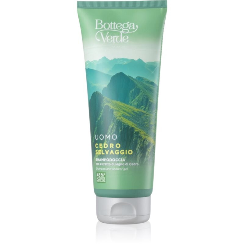 Bottega Verde Cedro Selvaggio sprchový gél a šampón 2 v 1 200 ml