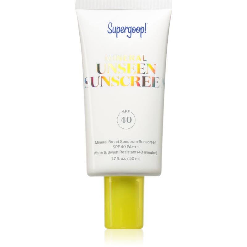 Supergoop! Mineral Unseen Sunscreen minerálny krém na opaľovanie SPF 40 50 ml