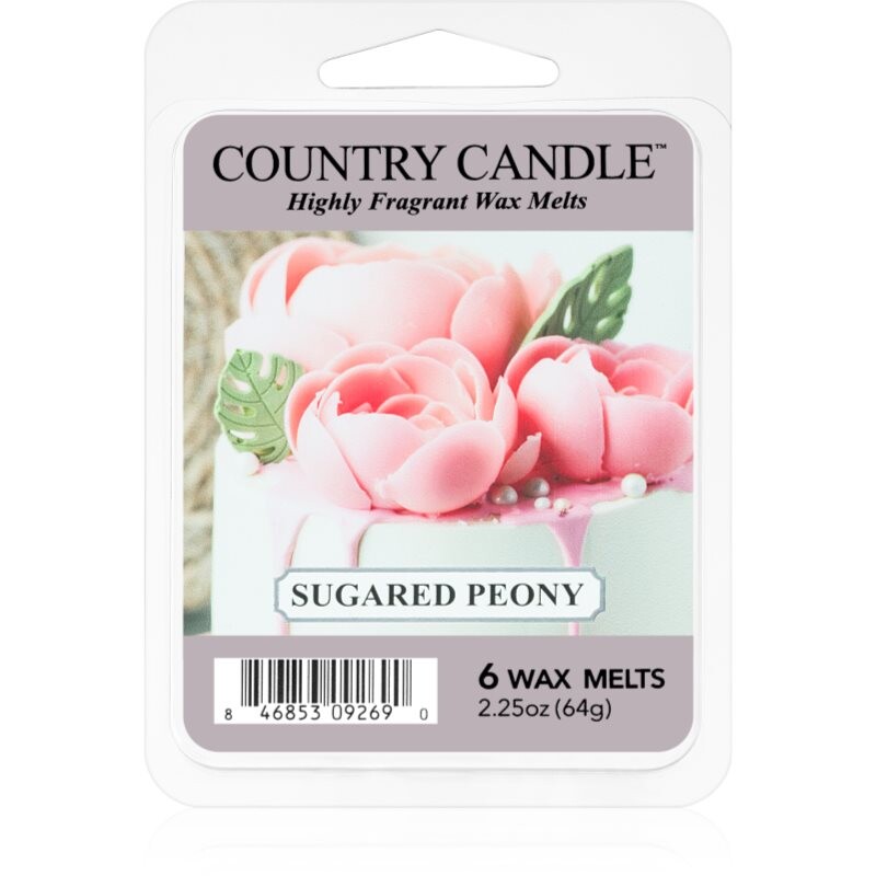 Country Candle Sugared Peony vosk do aromalampy 64 g
