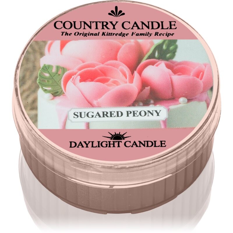 Country Candle Sugared Peony čajová sviečka 42 g