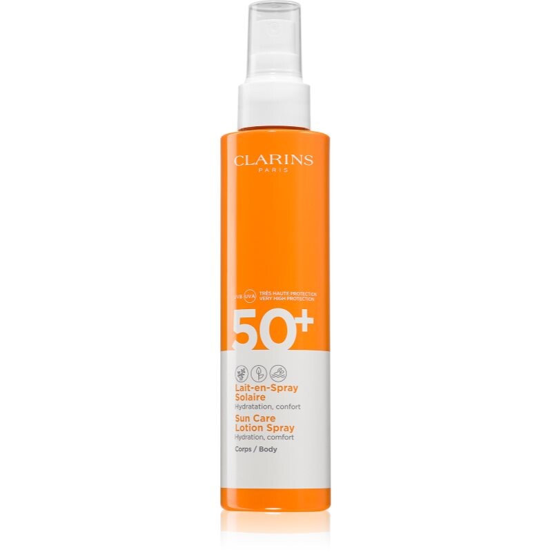 Clarins Sun Care Lotion Spray ochranný sprej na opaľovanie SPF 50+ 150 ml
