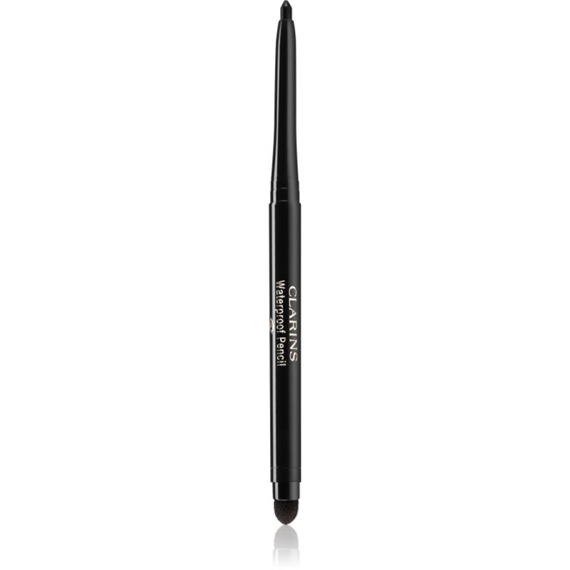 Clarins Waterproof Pencil vodeodolná ceruzka na oči odtieň 01 Black Tulip 0.29 g