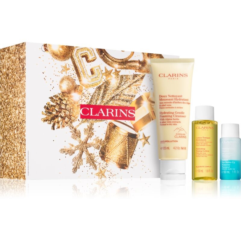 Clarins Cleansing Hydrating Collection darčeková sada pre dehydratovanú pleť