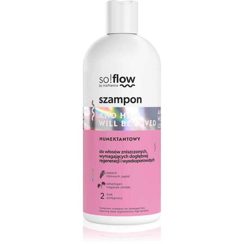 so!flow Damaged Hair posilňujúci šampón pre poškodené vlasy 300 ml