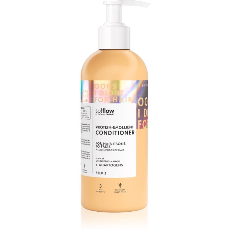 so!flow Medium Porosity hydratačný a uhladzujúci kondicionér proti krepateniu 400 ml