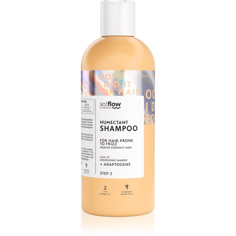 so!flow Medium Porosity uhladzujúci šampón proti krepateniu 400 ml