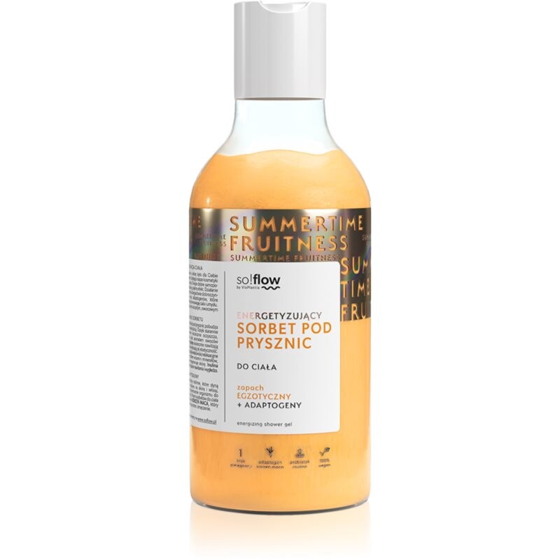 so!flow Energizing hydratačný telový sorbet do sprchy 400 ml