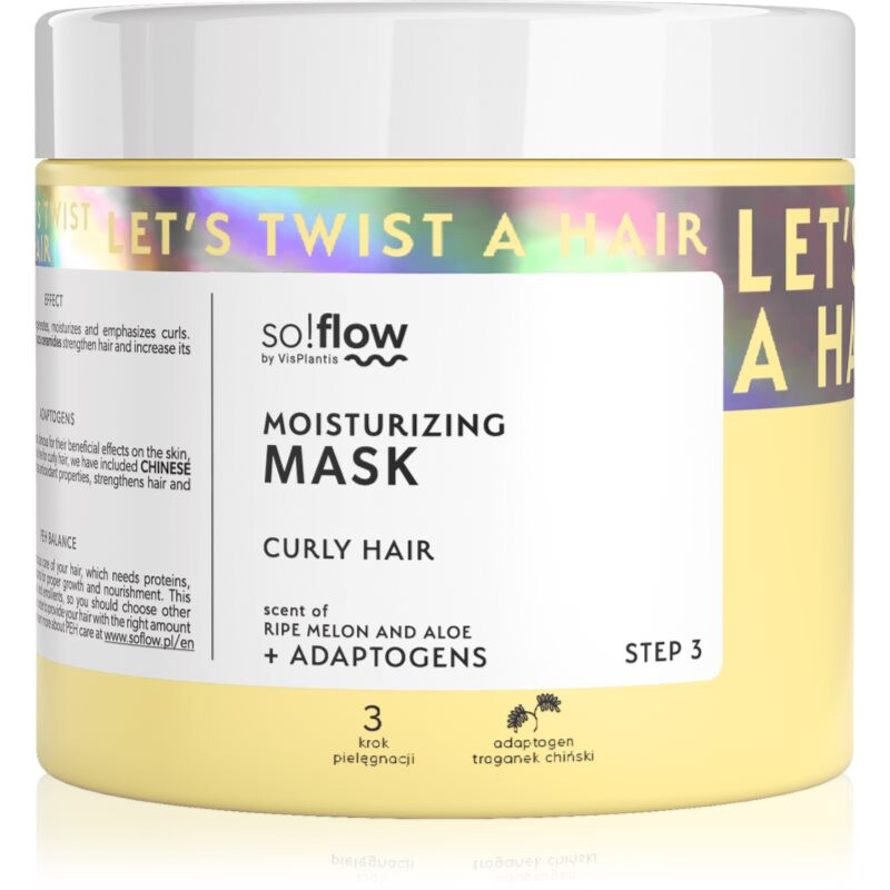so!flow Nourishing Mask výživná maska pre kučeravé vlasy 400 ml