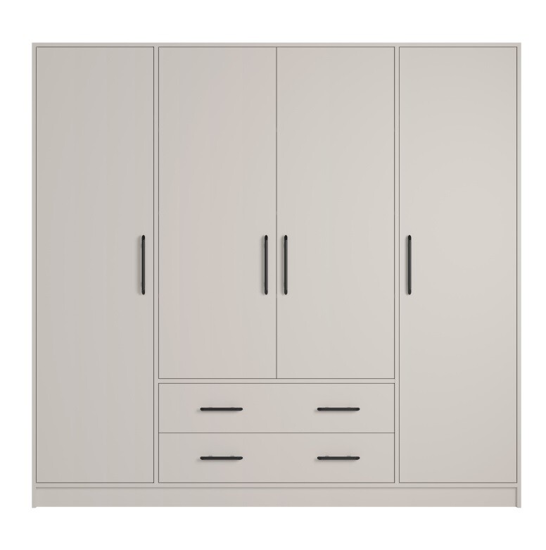 Meblar  Šatníková skriňa SMART SR1 bez zrkadla | cashmere