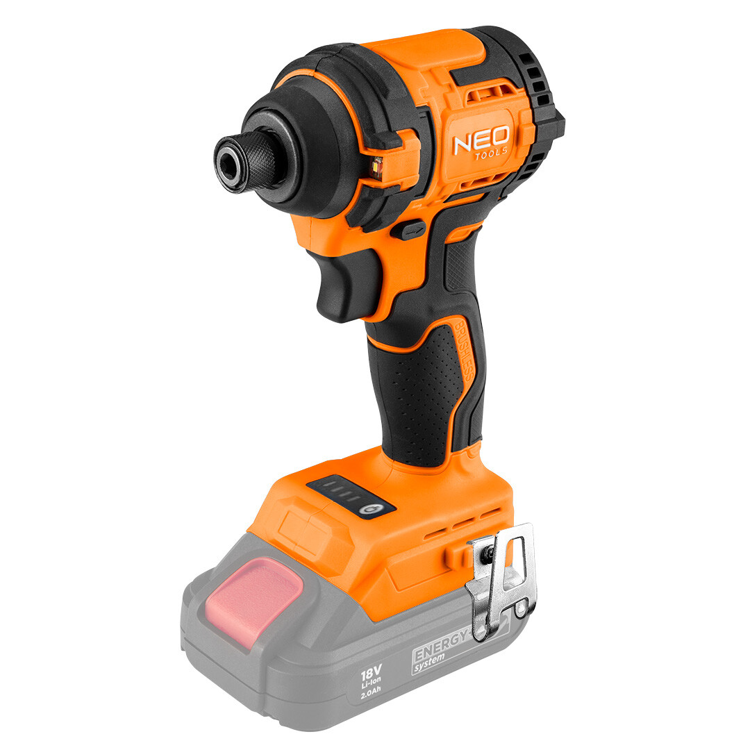 NEO TOOLS Bezkartáčový rázový uťahovák 18V, 300Nm, šesťhran 