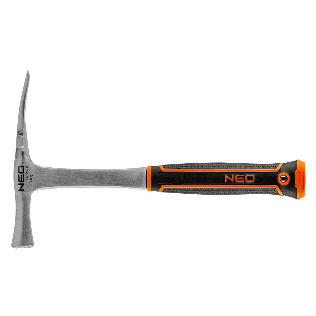 NEO TOOLS Murárske kladivo (široký), 600 g, monolitická konštrukcia 25-105