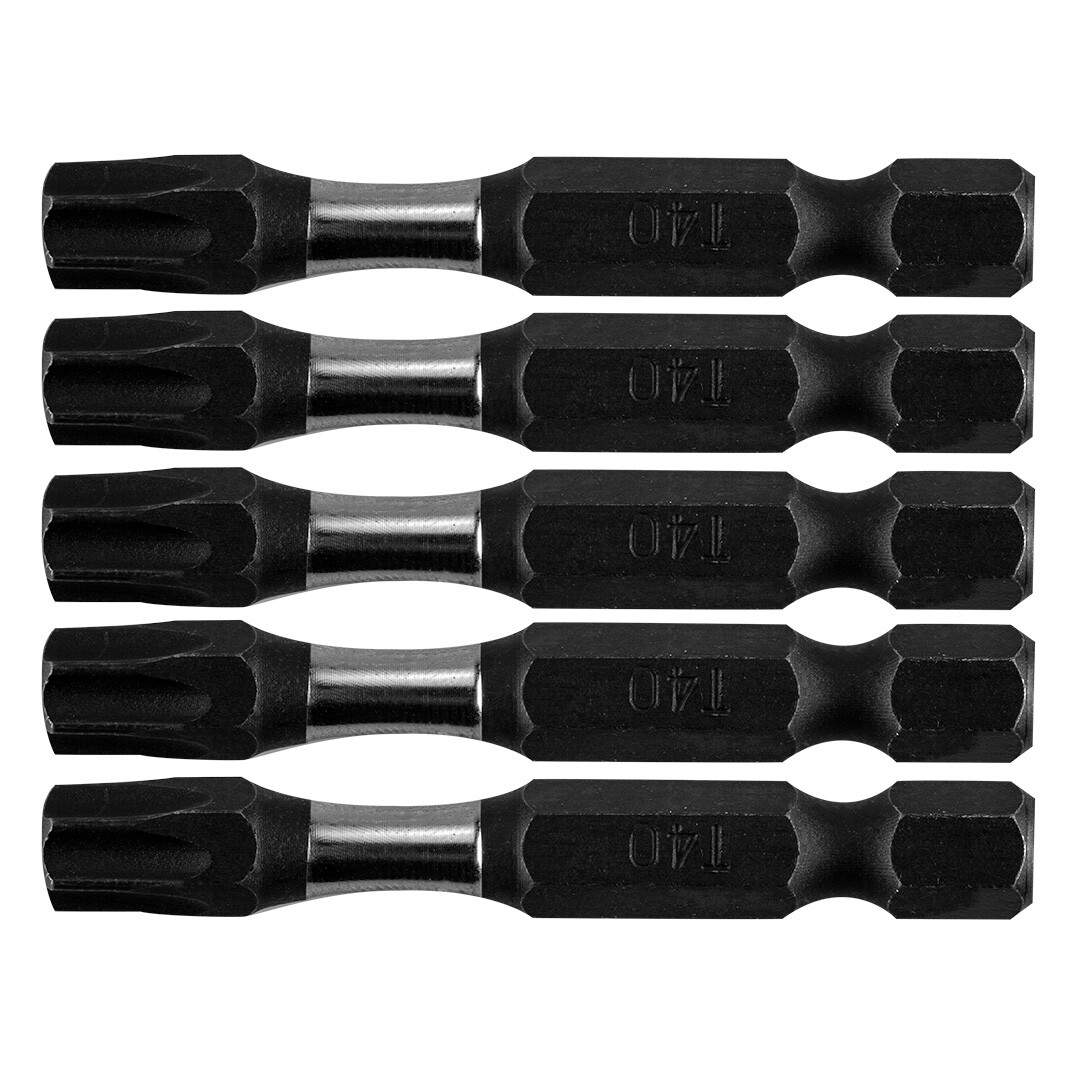 NEO TOOLS Rázové bity S2, 50 mm, T40 - 5 ks. 09-588