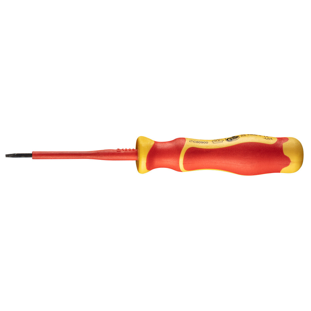 NEO TOOLS Skrutkovač 0,4 x 2,5 x 75 mm, 1000V 04-130