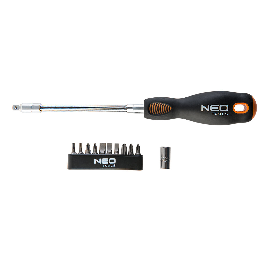 NEO TOOLS Skrutkovač ohybný, sada 12 ks 04-212