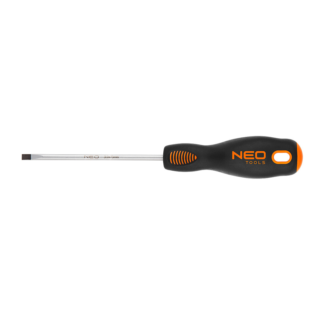 NEO TOOLS Skrutkovač plochý 3.0 x 75 mm 04-011