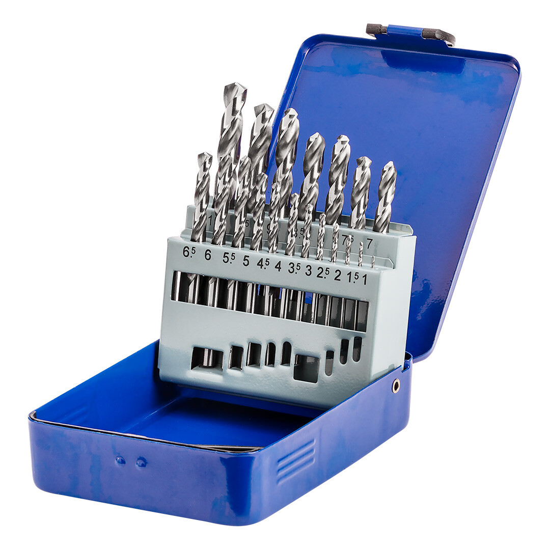 BAILDON Sada vrtákov NWKa INOX M-19 do ocele a liatiny, 1,0-10,0 mm, brúsené, HSS-E Co5 (19 ks) 02819001-1