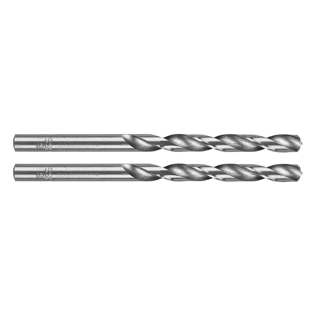 GRAPHITE Vrtáky do kovu HSS, DIN 338, 6 mm, 2 ks. 54T990