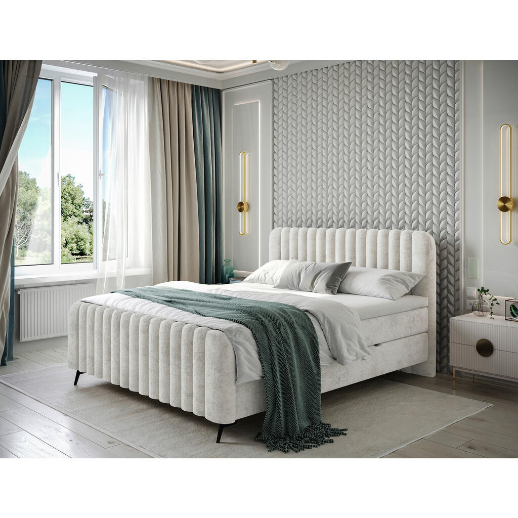 MID.YOU AMERICKÁ POSTEĽ, 160/200 cm, béžová